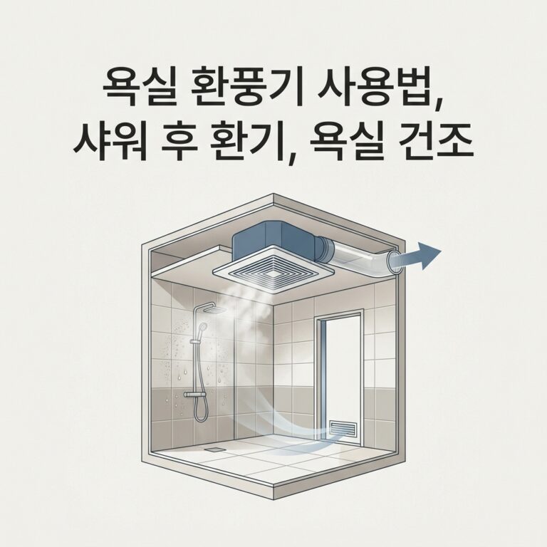 ai thumbnail minimal 욕실 환풍기 사용법 샤워 후 환기 욕실 건조 1791383225