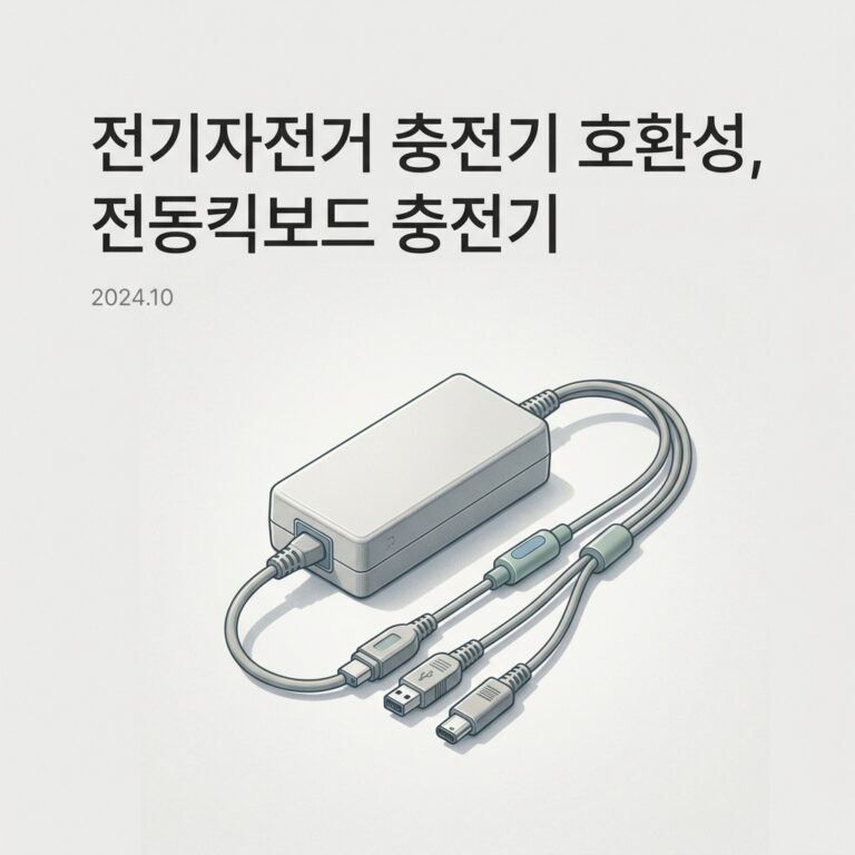 ai thumbnail minimal 전기자전거 충전기 호환성 전동킥보드 충전기 1791566410