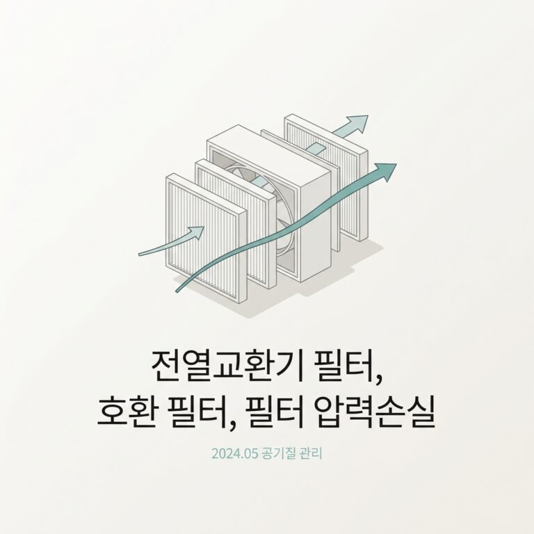 ai thumbnail minimal 전열교환기 필터 호환 필터 필터 압력손실 1791436097