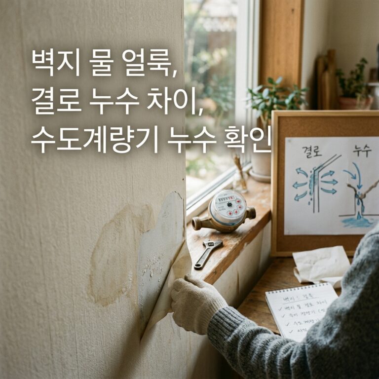 ai thumbnail photography 벽지 물 얼룩 결로 누수 차이 수도계량기 누수 확인 1791440368
